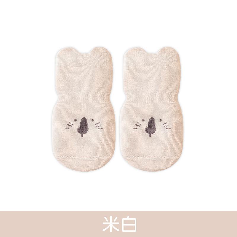 3/1 Pairs Cartoon Baby Socks Infant Newborn Anti-Slip Cotton Floor Socks For Girls Boys Cute Unisex Rubber Grips Toddler Socken