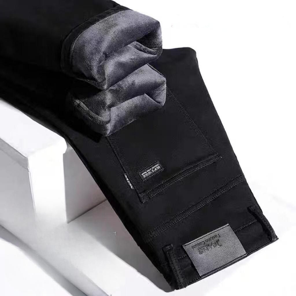 Frühling/Herbst Neuankömmling Herren Straight-Leg Relaxed Fit Stretch Mid-Rise Freizeithose