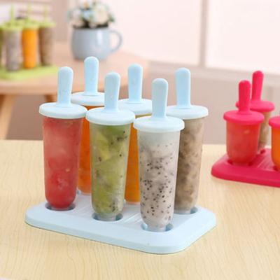Eiscreme-Form, DIY-Eis am Stiel-Formen mit Stiel, wiederverwendbarer Eiswürfelbereiter aus Kunststoff für Kinder, Eis am Stiel-Form, Küchen-Eiscreme-Werkzeuge
