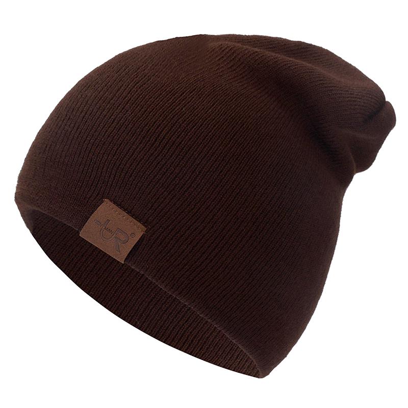 1 Pcs Unisex Beanie Hat Casual Beanie For Men & Women Warm Soft Knitted Hat Stylish Plain Daily Winter Hat
