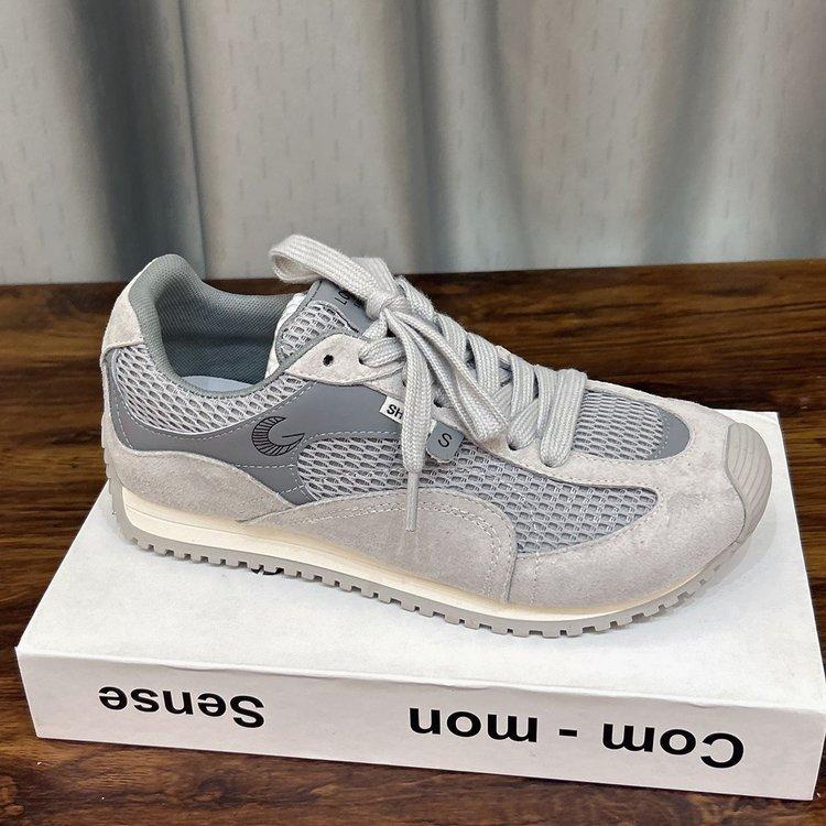 Summer and Autumn New Thick-soled Breathable Women's Versatile Casual Shoes Mesh Sneakers Women