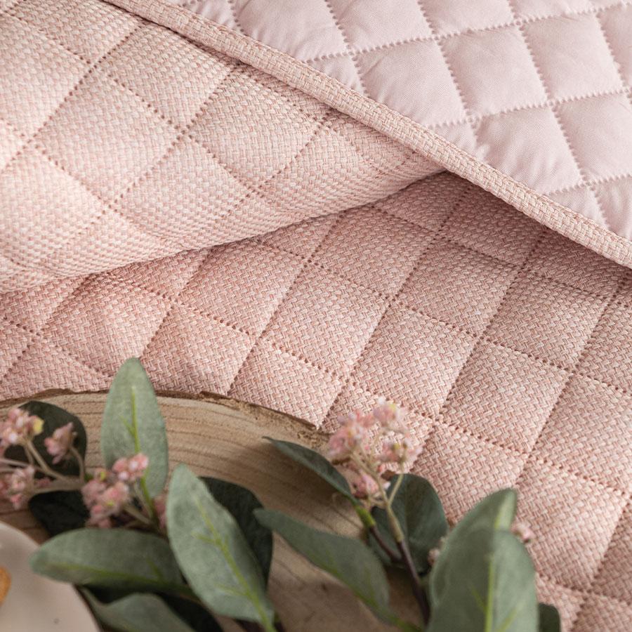 MOLLY Decorative bedspread, 220x240cm, powder pink