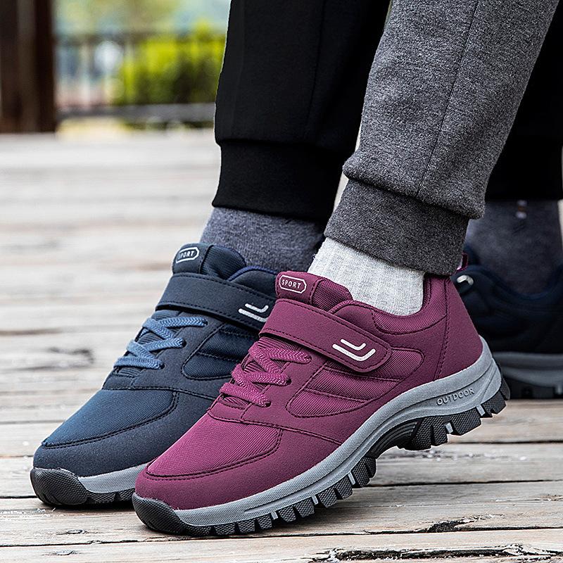 Elderly shoes men's and women's mother shoes autumn casual sports shoes middle-aged and elderly cotton walking shoes father shoes