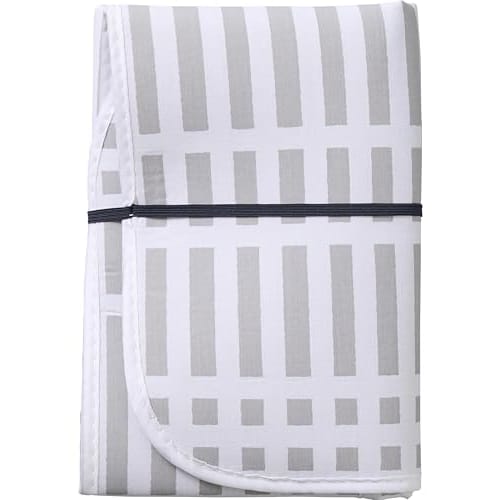Yamazaki Nordic-style Folding Ironing Mat, Gray, Ironing Area: 72cm W X 48cm D (excluding Band), Compact Storage, a Daily Necessity, Ironing Mat, Mode