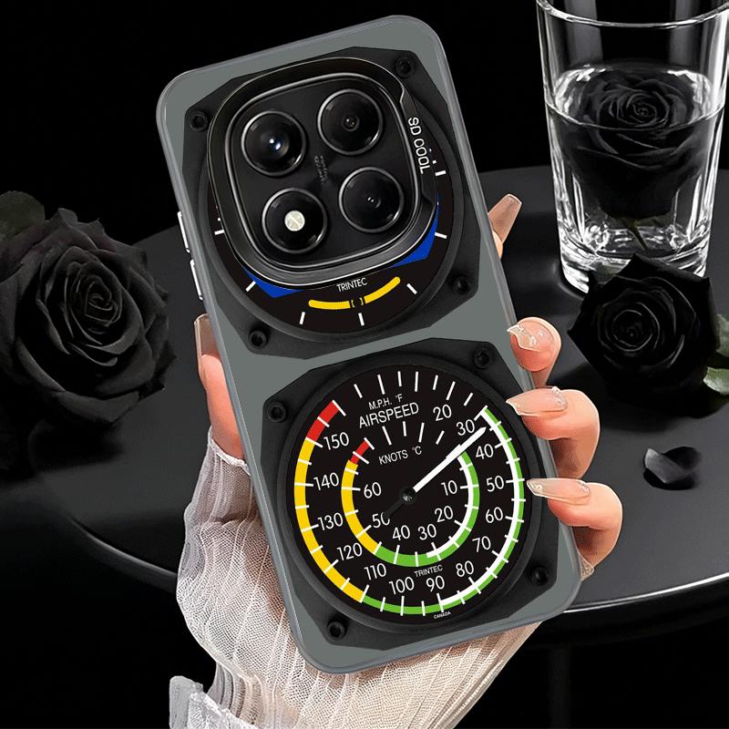 Aircraft Instrument Cockpit Radar Soft Phone Case for Samsung Galaxy S24 S25 FE S26 Edge S23 Ultra S22 Plus S21 + Shockproof Cov