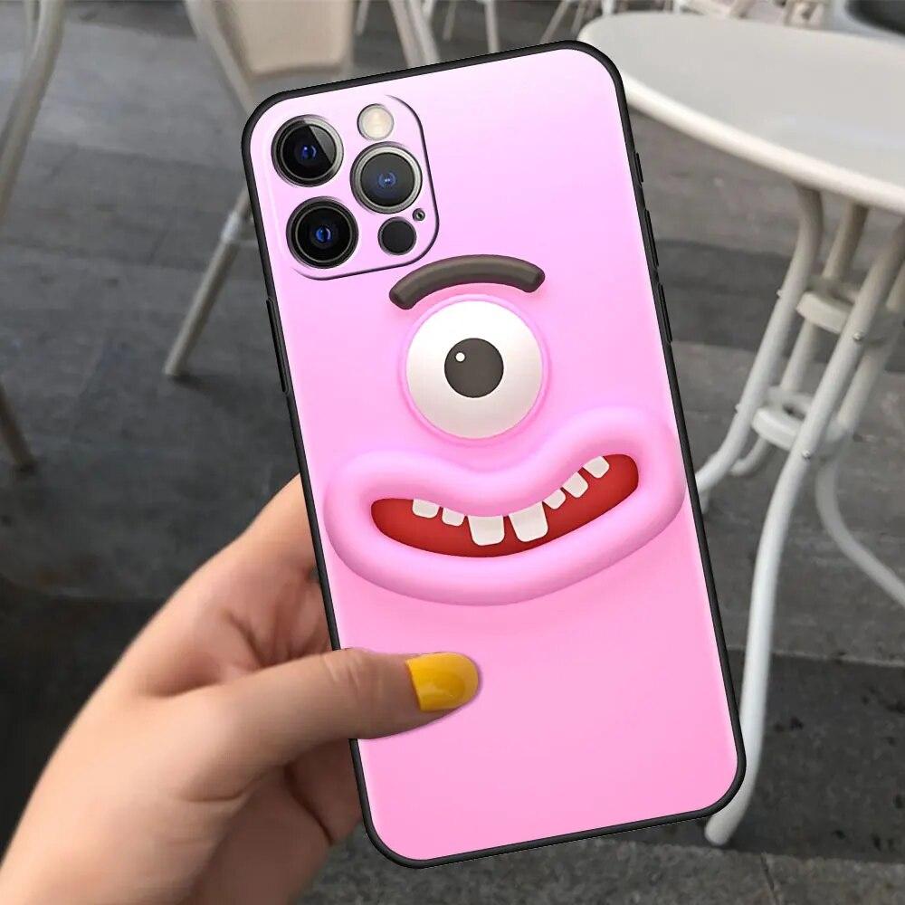 Cartoon Funny Face Phone Case For iPhone Samsung Galaxy Redmi Xiaomi Oppo OnePlus Note S A 7 8 9 10 11 12 13 14 20 21 22 23 53 54 Pro Max Plus Ultra