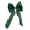 Bow Curtain Straps French Silky Tieback, Window Holders Ties Tieback Backs, Decorative Drape Holdbacks for Home Bedroom Fabric Tiebacks
