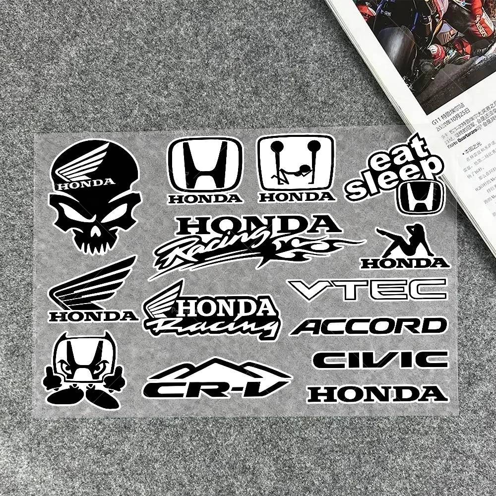 EAV3 For HONDA Stickers Moto Sticker Auto Body Bumper Windows Motorcycle Laptop Walls Vinyl Decal Car Tuning Accessories