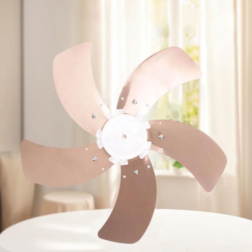 Five Blade Configuration Fan Blades for Increased Airflow and Low Noise Perfect for Standing and Table Fan Compatibility
