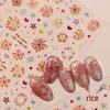Nail Art Stickers: New Year Fireworks, Stars, Hearts, Gradient Waves
