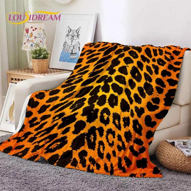 3D Colorful Zebra Stripe Leopard Tiger Soft Flannel Blanket for Bed Bedroom Sofa Picnic,Throw Blanket for Cover Outdoor Nap Gift