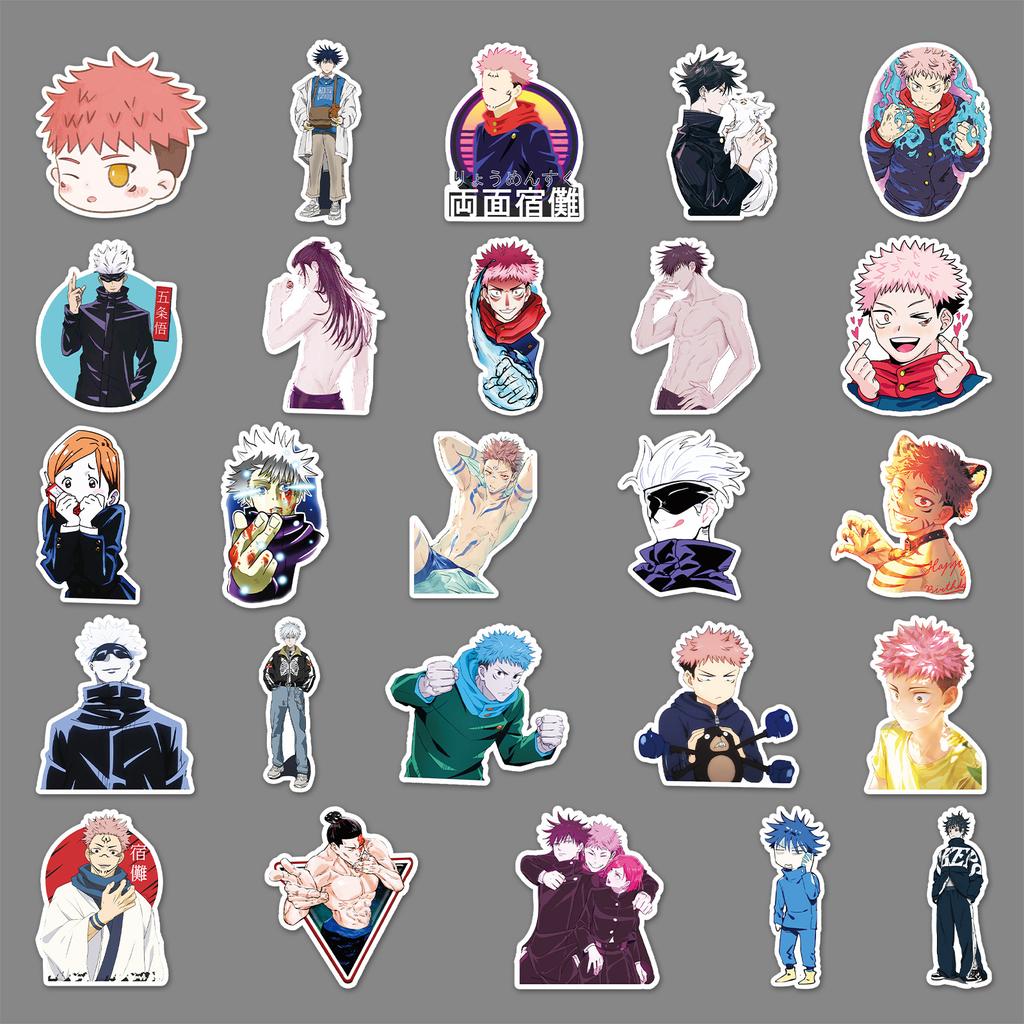 50 Pictures of Cartoon Magic Return To The Site Personalized Fashion Doodle Suitcase Car Laptop Decoration Stickers