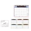Oil Painting Style 2027 Flower Desk Calendar Foldable English Calendar Double-coil Calendar  Office