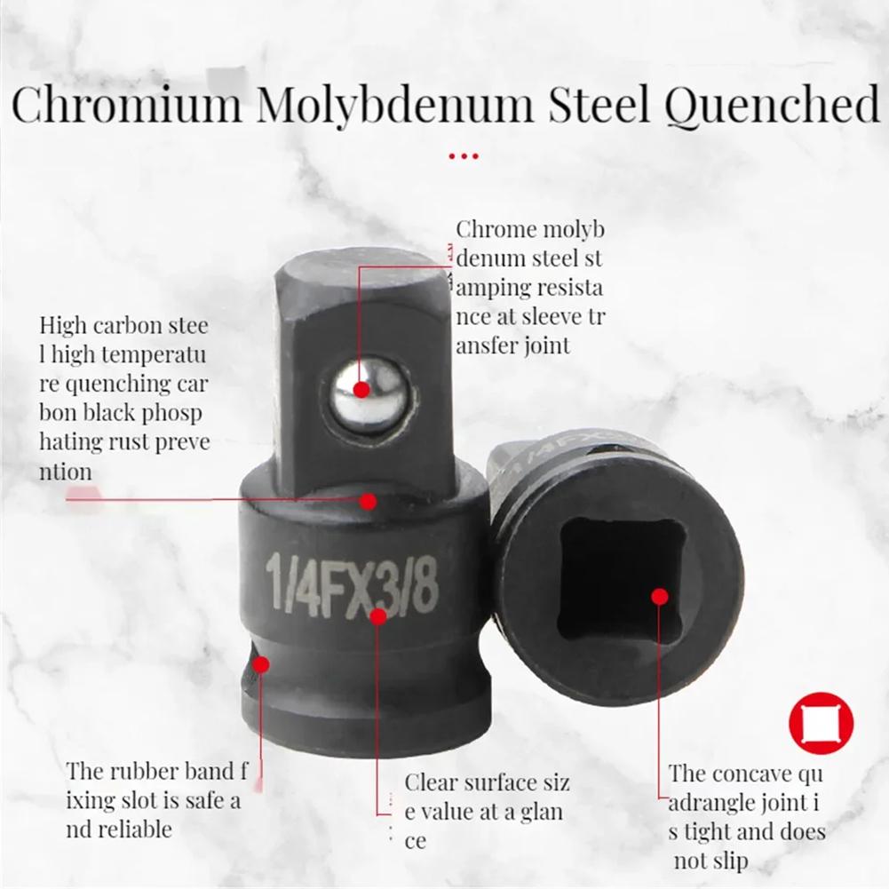 6Pcs Socket Wrench,1/4 1/2 3/8 3/4 Socket Convertor,Adaptor Reducer Set Impact Socket Adaptor for Car Bicycle Garage Repair Tool