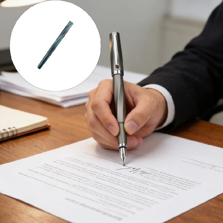 Stylish Metal Fountain Pen With Magnetic Closure For Smooth Business Writing
