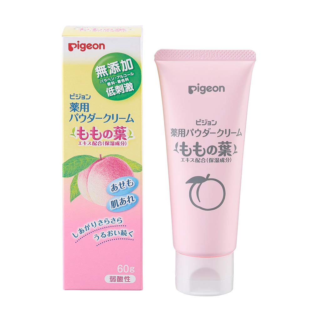 Pigeon Medicated Powder Cream with Peach Leaf Extract 60 G (Quasi Drug, Low Irritation)