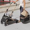 3 in 1 Haushalt Waschbare Hunde Katzen Tragetasche Outdoor 4 Räder Leichter Trolley Faltbarer Haustier Kinderwagen