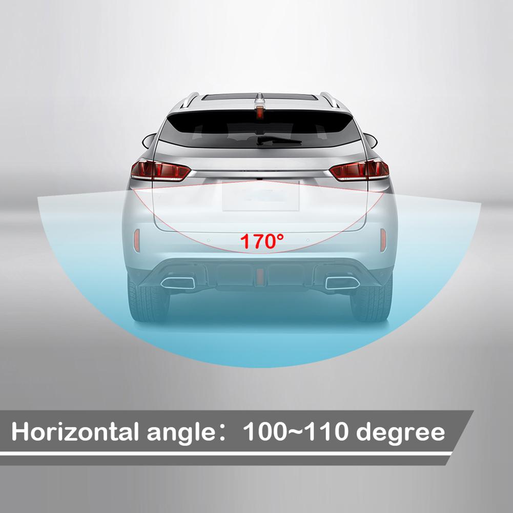 HD Lens Wide Angle Waterproof Night Vision Rear View Reversing Camera with Ruler