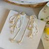 2026 New Spring Dream Orchid Tassel Earrings – Resort Style, Sweet Floral Design, Versatile High-End Studs for Women.