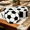20PCS Football Party Napkins, Soccer Sports Theme Dinner Table Decor, Disposable Napkins For Kids Birthday Celebration Banquet