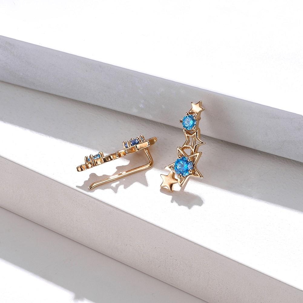 Small Fresh Campus Style Star Earrings Street Fashion Trend Earrings