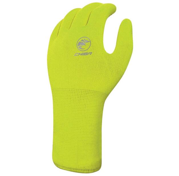 Велоперчатки Chiba Watershield Winter (неон) M