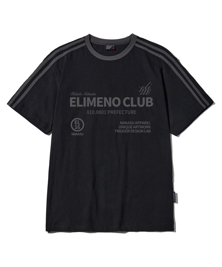ELIMENO El Hakata Track Line Short Sleeve T-Shirt 5 Colors (Type B)