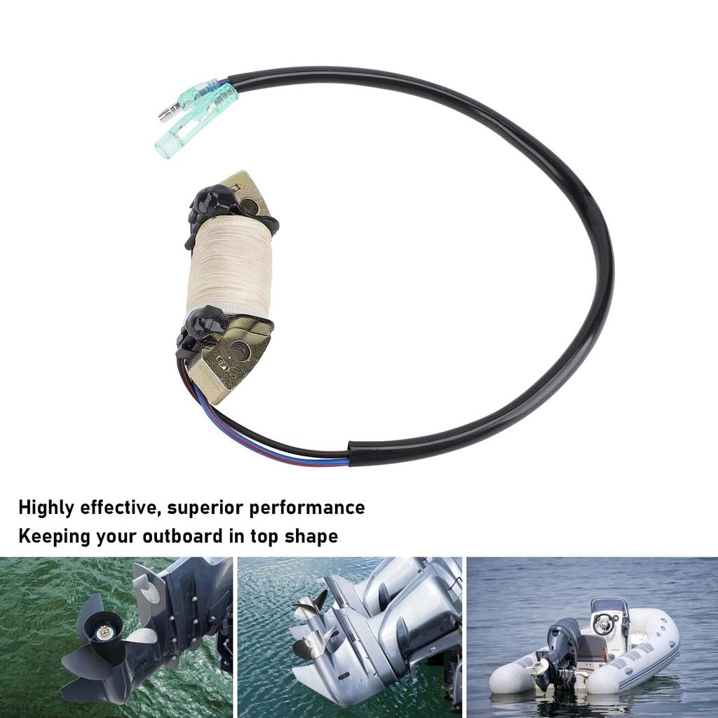 YIZISECCE Tohatsu 4-Takt 9.8PS 9.9PS Außenborder Ladespule, Originalteil, Verbesserte Stromversorgung, Einfache Installation, Effektive Langzeitlösung