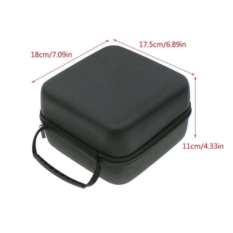 Hartschalenkoffer für Brother PT-D210 Etikettendrucker – Set mit Reise-Schutztasche, Aufbewahrungstasche und Organizer