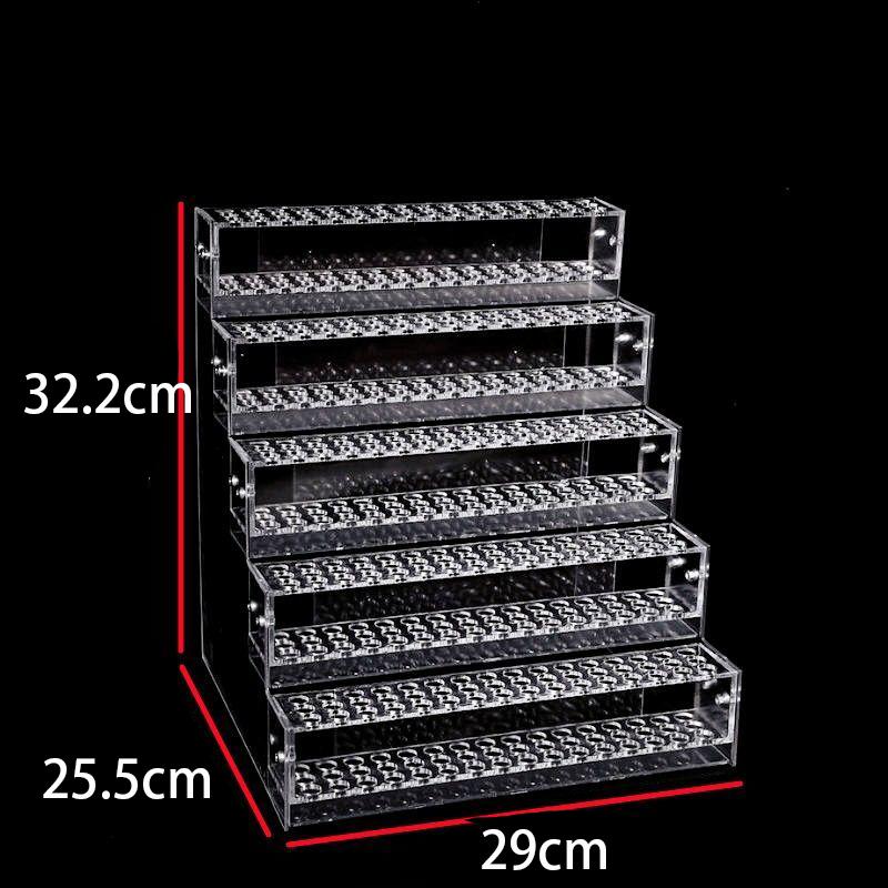 Pen Holder Acrylic Pen Display Stand Holder for Vendors,Beadable Pens Display Organizer Paint Brush Storage Makeup Brush Rack