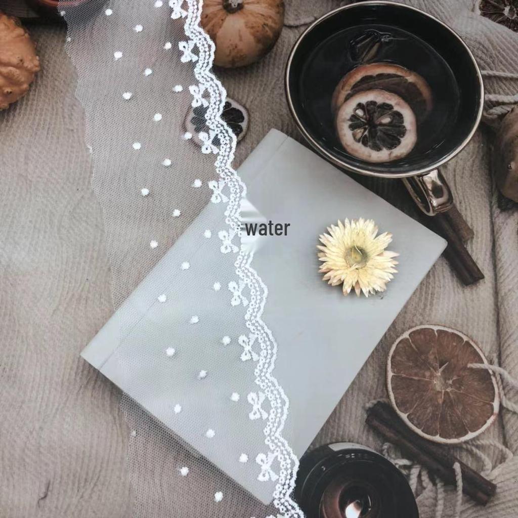 Mesh Lace Lolita Bow Milk Silk Home Decor & Women's Clothing Accessory