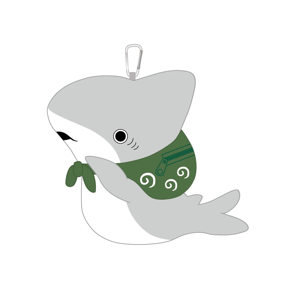 

Pommop Плюшевый мешочек Малыш Акуленок Ш150×В180×Г200мм Ткань Боа + Вышивка U9122F006