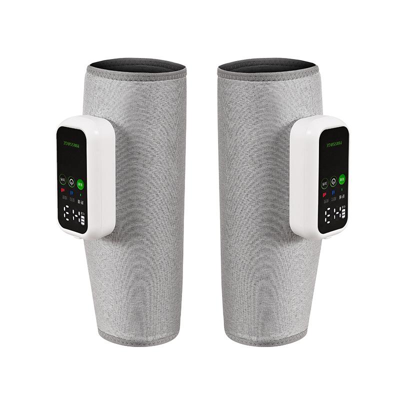 Cross-Leg Automatic Calf Massager with Airbag Squeeze, Kneading, and Hot Compress