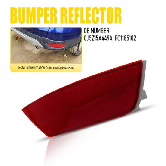 

Fit 2013- Ford Fit Escape Rear Bumper Reflector Light Tail Lamp Case Right