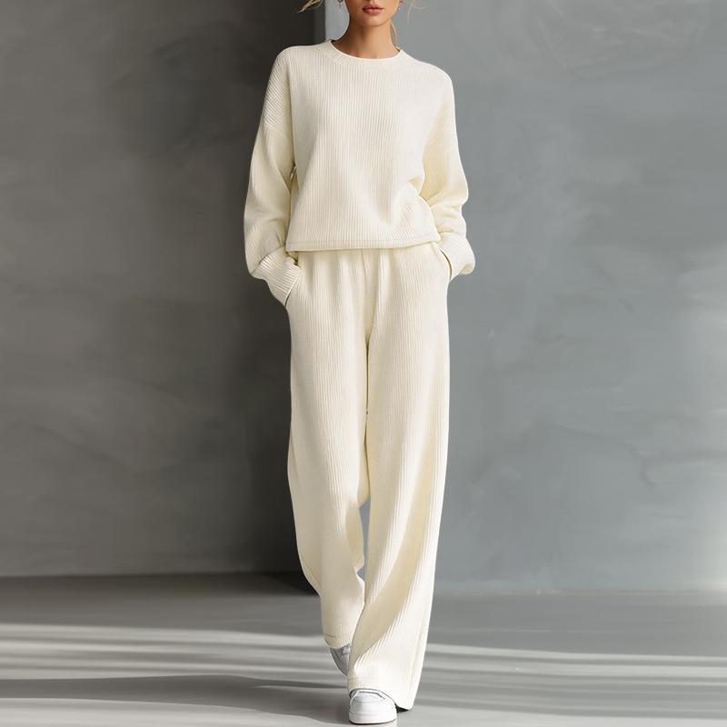 ZANZEA Women Long Sleeve Blouse and Pants Casual Two Piece Suit Sets