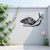1pc Weather Resistant Iron Snail Wall Sculpture for Garden Patio Decor, Outdoor Metal Mural, Easter Gift for Nature Lover