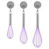 Manual Silicone Whisk Manual Egg Beater Durable Kitchen Pastry Tools Cake Baking Utensil Mixer for Baking and Cooking