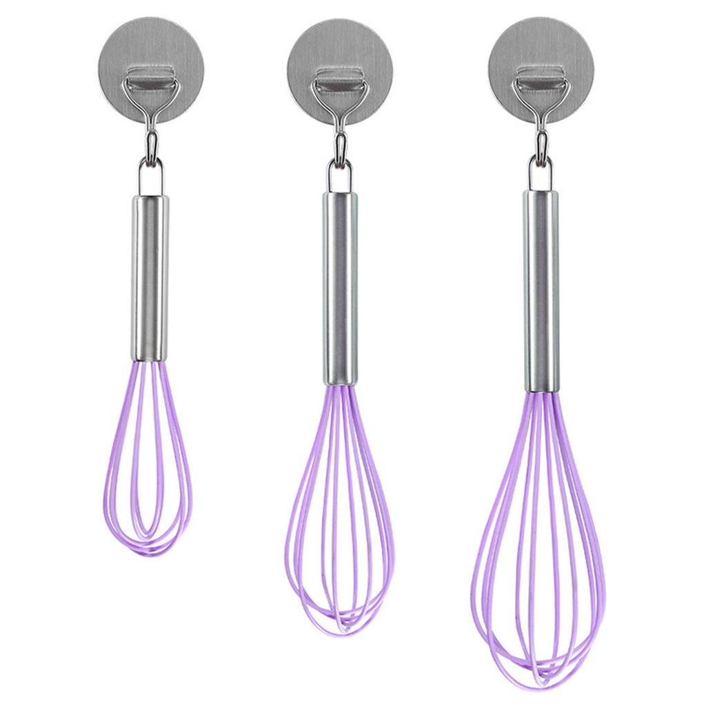 Manual Silicone Whisk Manual Egg Beater Durable Kitchen Pastry Tools Cake Baking Utensil Mixer for Baking and Cooking