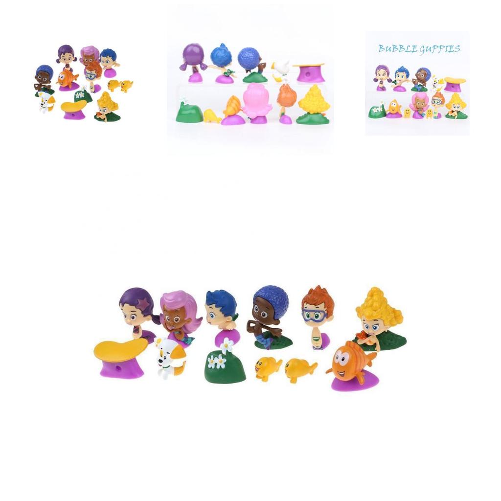 Guppies 12 Figure Set Pvc Toy With Premium Quality And Timeless Design**