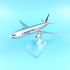 Escala 1/400 16cm Modelo de Avión Americano Boeing 777 Avión de Panel Aviones de Metal Fundido a Presión