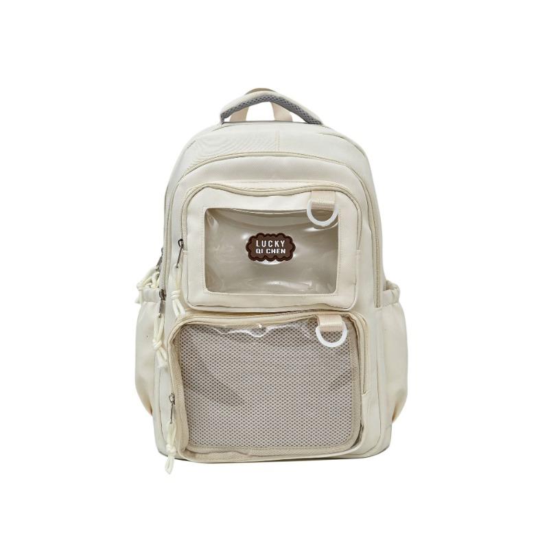 

Японский двухмерный комикс школьный рюкзак женский студентов большая вместимость на плечо прозрачный.