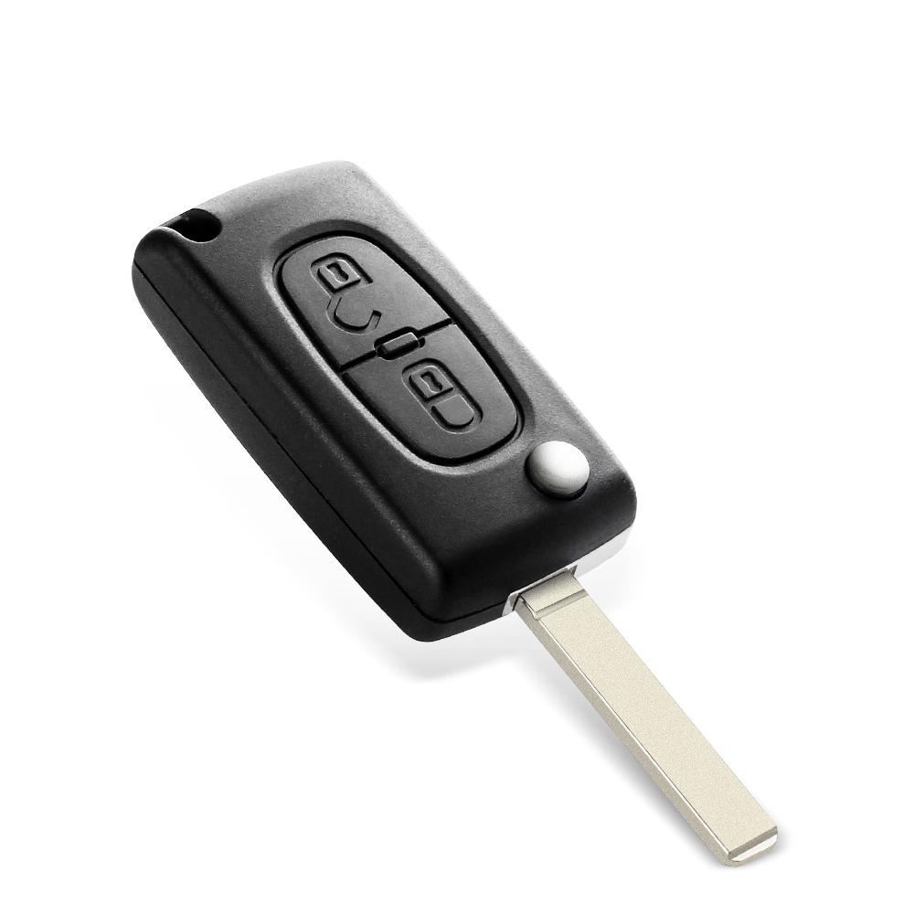 2/3/4 Buttons Car Remote Key Case For Peugeot 207 307 308 407 607 807 For Citroen C2 C3 C4 C5 C6 Flip Folding Key Shell