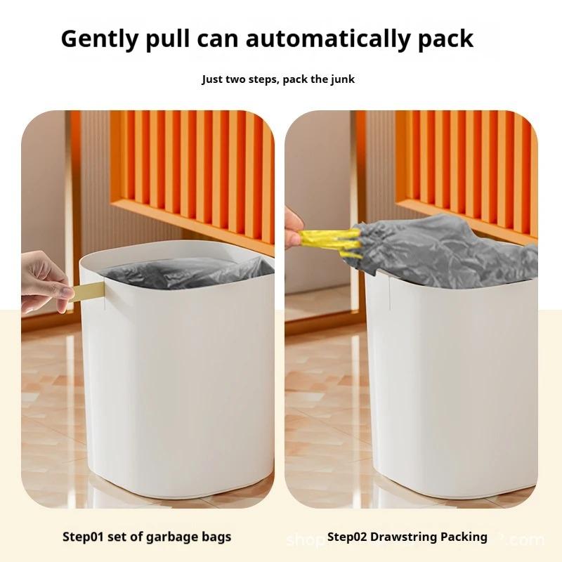 Light Energy Trash Can Smart Sensor Garbage Storage Box Kitchen 20L Capacity Auto Paper Basket Bathroom Waste Tissue Collect Box