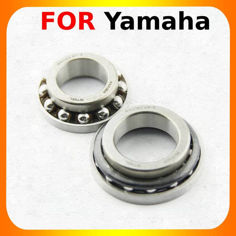 Steering Head Bearing Kit For Yamaha FZS600 MT07 FAZER FZ6 FZ6R FZS1000S MTN250 FZ07 FZ09 FJ09 MT01 MT03 MTT690 MT09 MT09TRA 12V