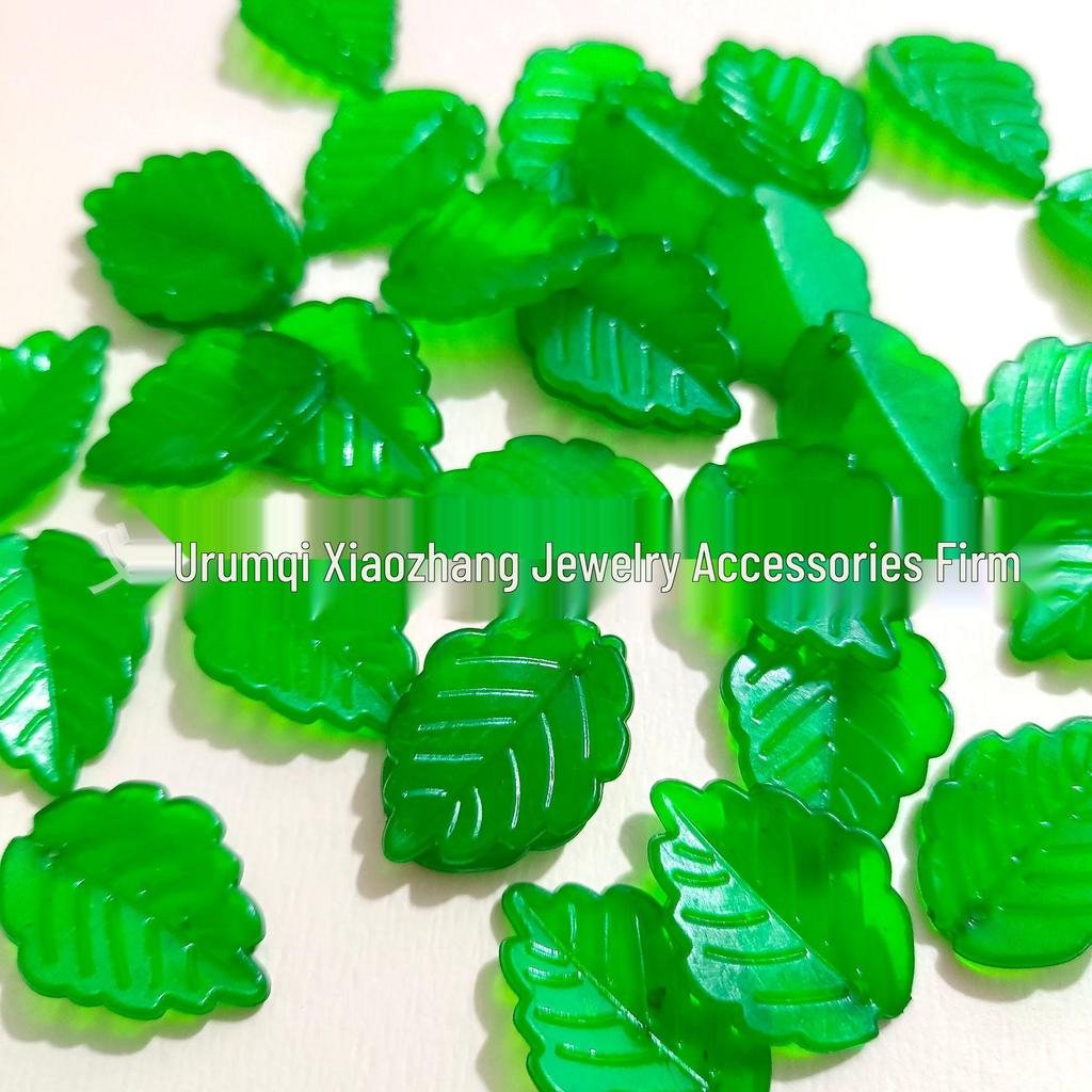 Simulated Plated Phoenix Flower Jewelry: Artificial Strawberry Leaves Headdress Beading Accessories