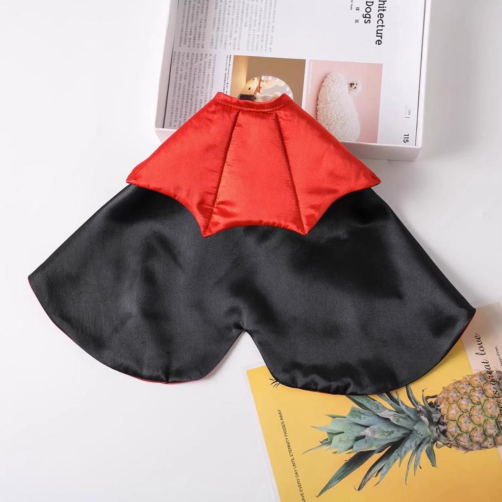 Adjustable Halloween Pet Cat Cape - Cute Kitten Puppy Magic Cloak Funny Cosplay Outfit Small Animal Cat Accessories