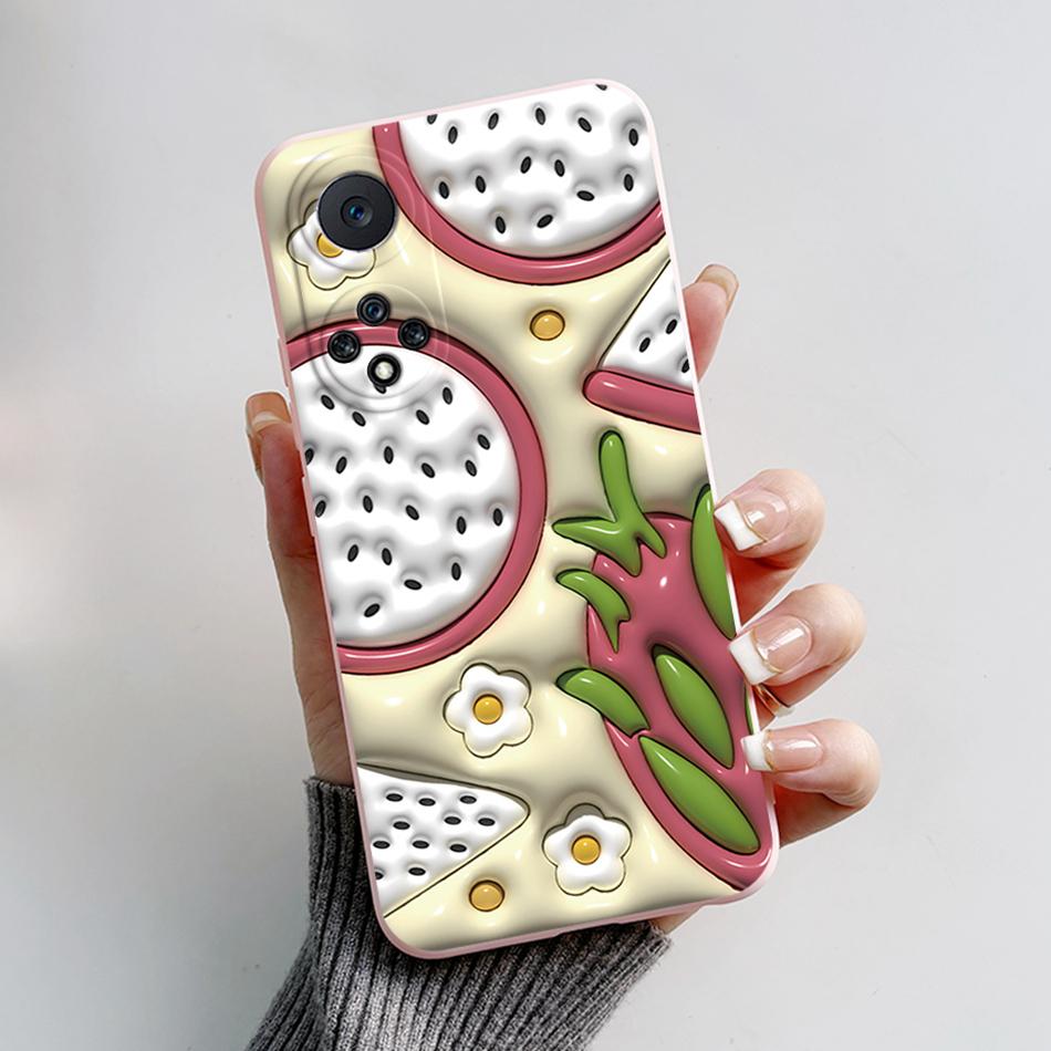 Funda For Honor 50 Capa Huawei Nova 9 Phone Case Soft Silicone Cute Cat Bear Cartoons Back Cover For Nova9 Honor50 Coque Bumper