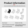 Flat Shape Aluminum Angle Bracket Solid Body Right Angle Bracket  For Workbench Build
