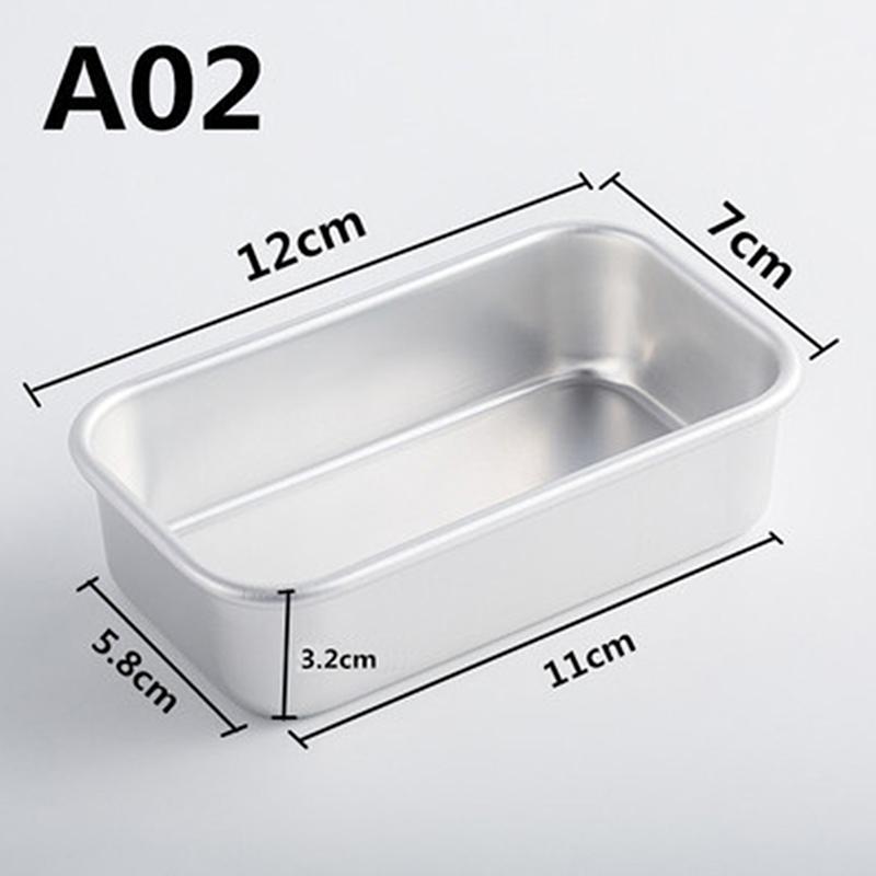 

Aluminum Alloy Lunch Meat Preservation Box Cake Baking Tray Loaf Pan Kitchen Baking Tools Rectangular Bread Mold