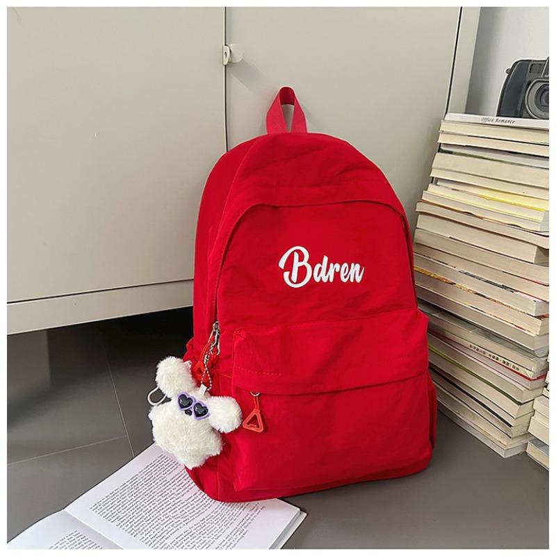 The new schoolbag is high-value, fresh and sweet, candy-colored backpack, lightweight and large-capacity backpack for junior high school students.